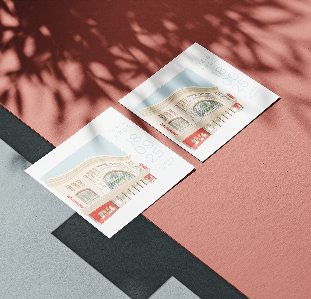 Carte invitation APDC