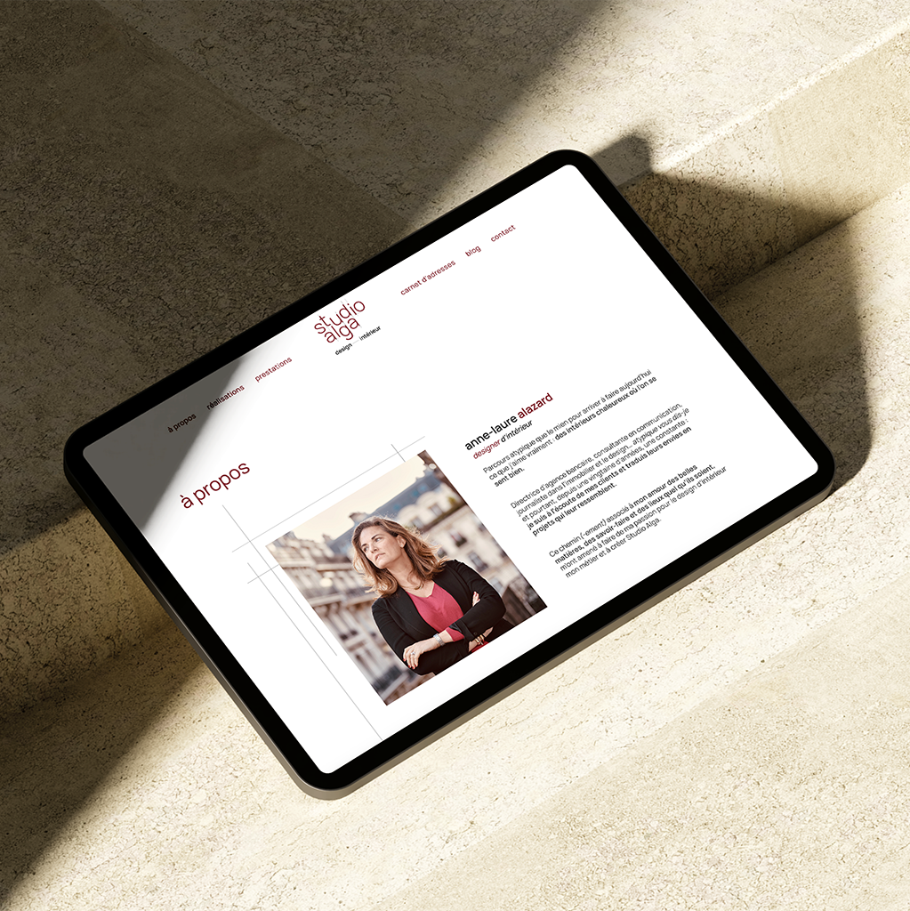 Studio Alga charte graphique