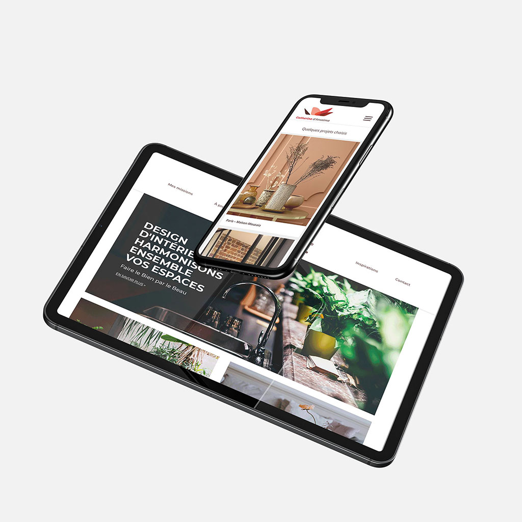 Floating iPhone 11 Pro Max and iPad Pro Mockup by Anthony Boyd Graphics